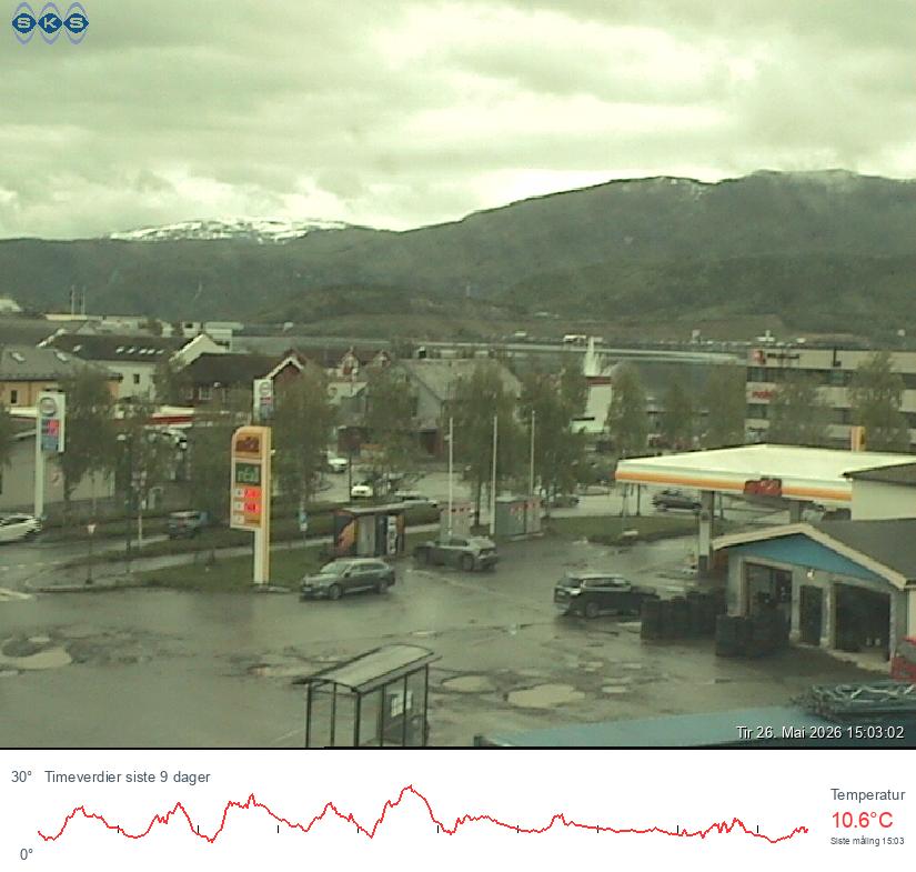 Webcam Fauske, Fauske, Nordland, Norwegen