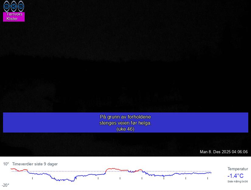Webcam Jakobsbakken-Skihytta, Fauske, Nordland, Norwegen